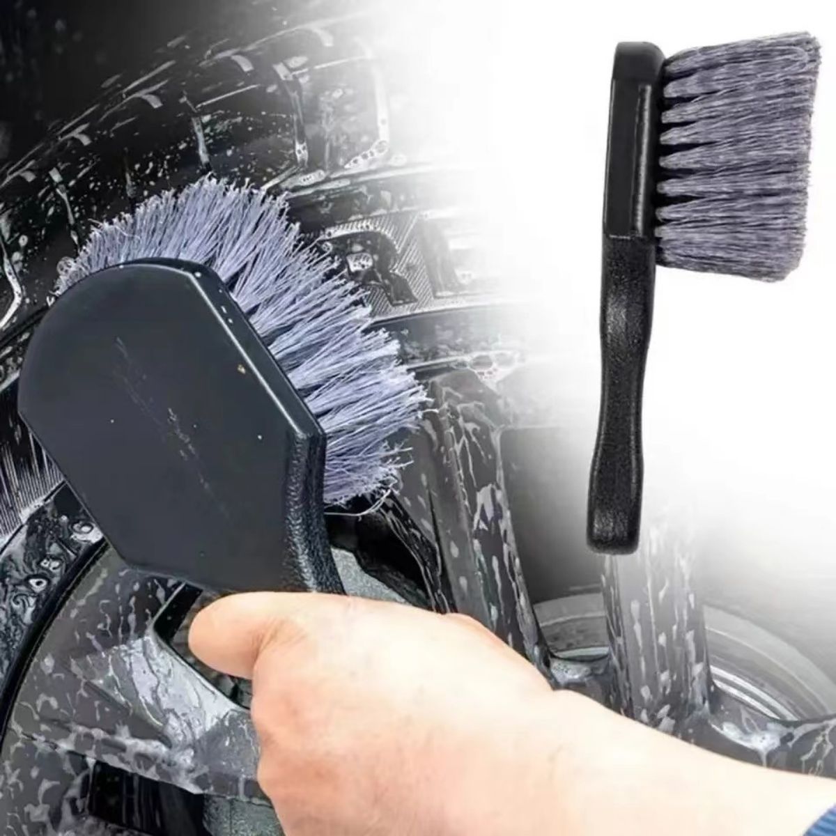 Car Cleaning Brush - Araba Tekerleği Temizleme Fırçası Detay Fırçası