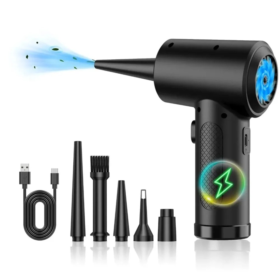 Dryer Car Blower - Elektrikli Kablosuz Hava Üfleyici, LED Işıklı,