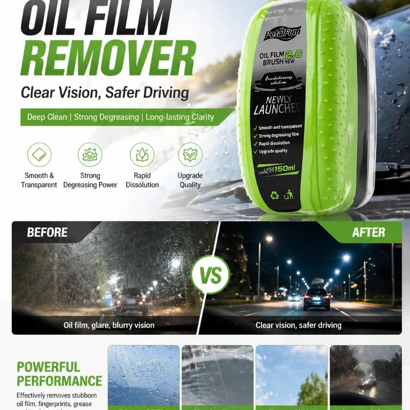 Araba Camı Yağ Filmi Sökücü Ot - Car Cleaning Brush incelemesi ve fiyatı